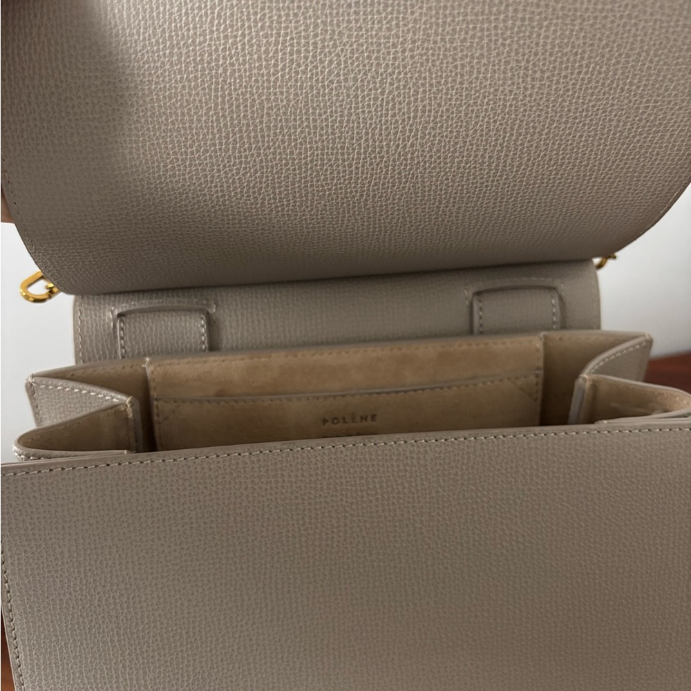 Polene Número Sept Taupe Crossbody Bag - Picture 6 of 12